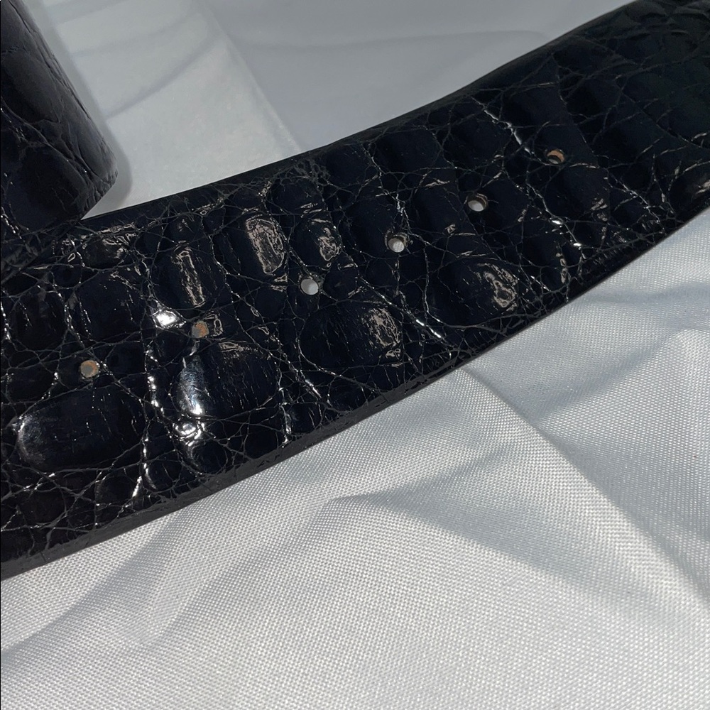 DONNA KARAN NY GENUINE ITALIAN CROCODILE BELT FTL-03-005 - Picture 7 of 7